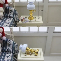 2020 new table lamp miniature chandelier room for doll furniture 112 dollhouse decoration christmas gift