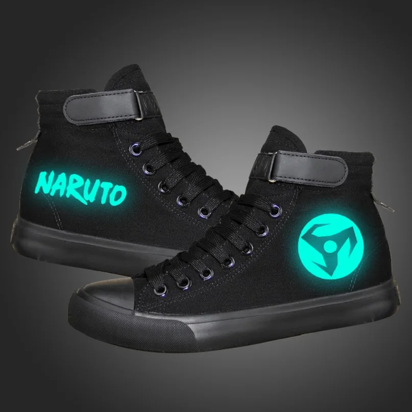 Unisex Anime Cos Kurama kyuubi Uzumaki Cosplay Canvas Shoes plimsolls | Тематическая одежда и униформа