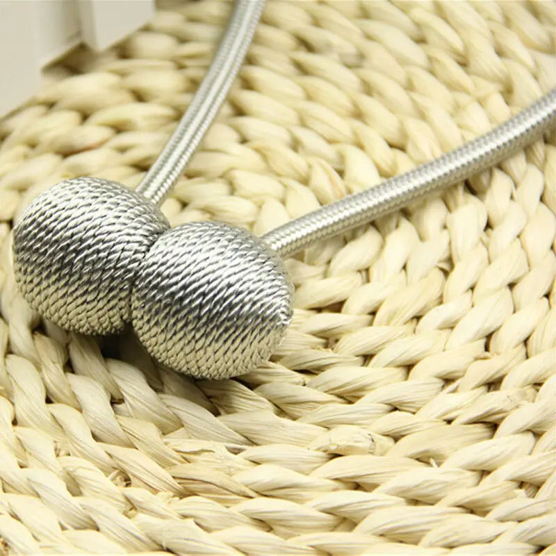 Хит продаж завитки для штор 2019 Новые магнитные жемчужные шарики занавес пряжки