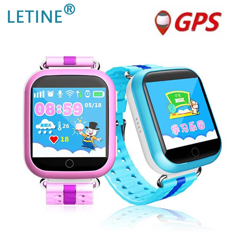 Детские Смарт часы Letine Q100 Q750 телефон WiFi сенсорные с GPS и функцией телефона для