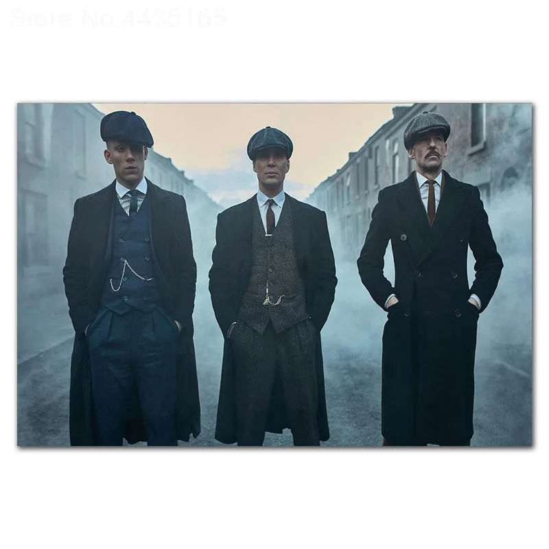 0019 Peaky bliners Cillian Мерфи ТВ-шоу художественный постер Картина Настенная картина домашний декор, плакаты и принты - Цвет: 0019