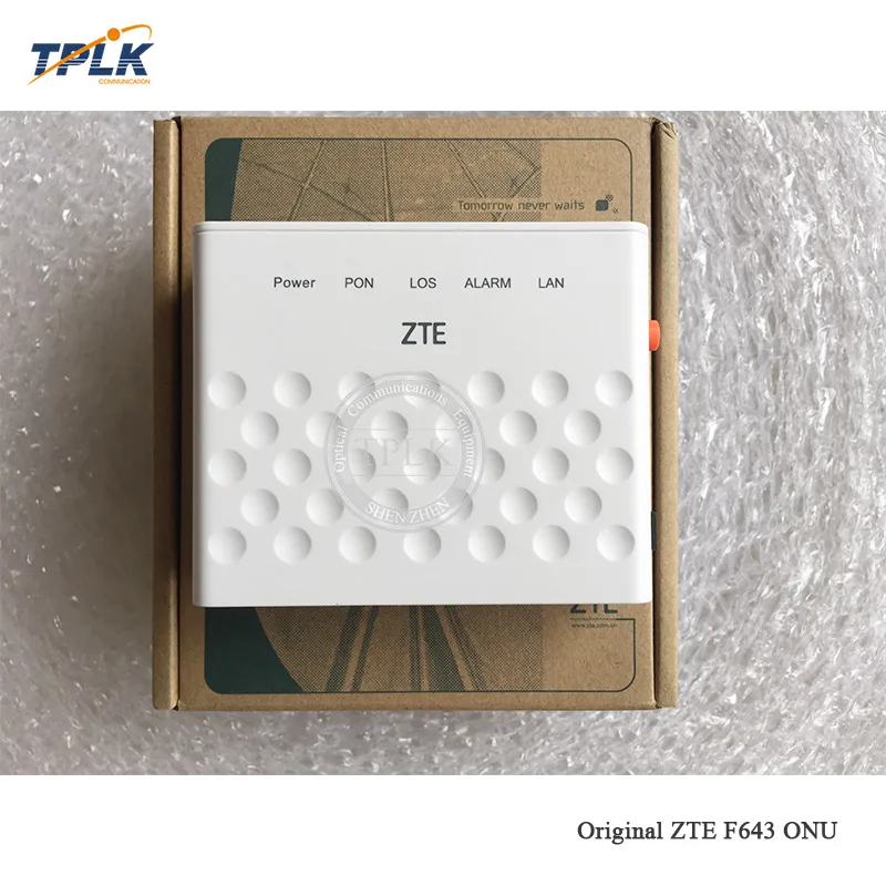 100% оригинальный новый Роутер ZTE F643 GPON ONU ONT FTTH с 1GE применяется к режимам Termina Gpon
