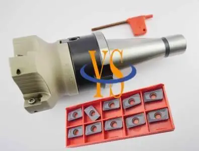 

Новая торцевая фреза NT40 M16 FMB40 arbor + BAP400R 125-40-6T + 10 шт. APMT1604 карбидная вставка ЧПУ фреза