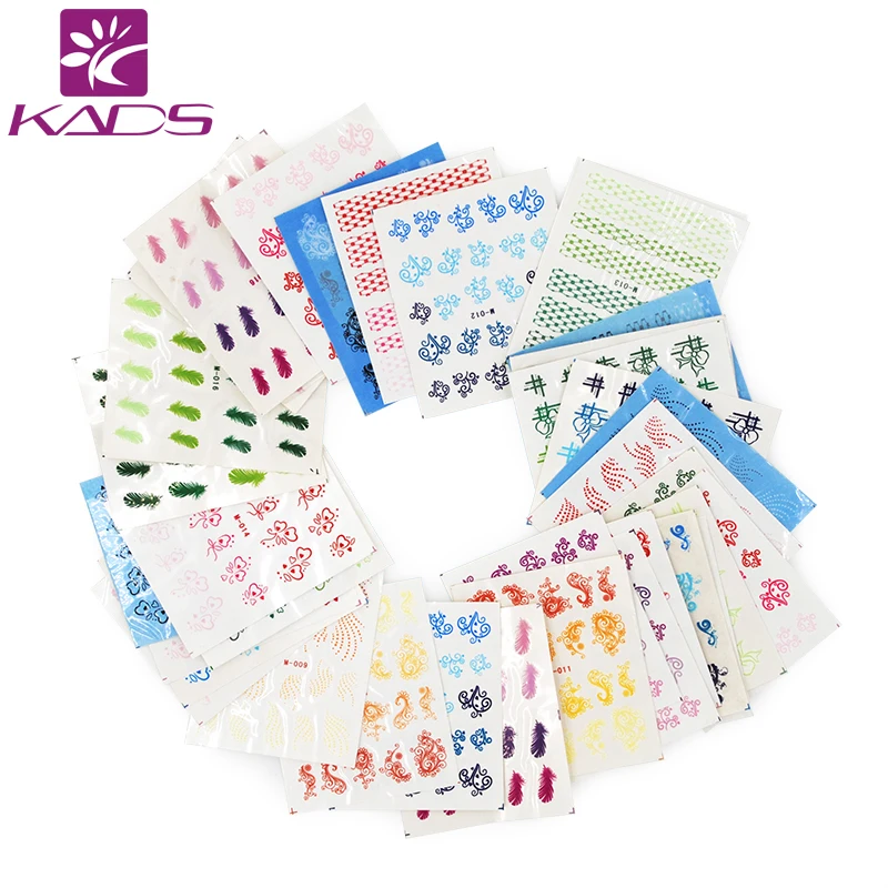 

KADS Новый 50 шт./компл. Nail Art Передача Наклейки Довольно Очаровательная Винограда и Перо Изображение Красоты Nail Art Наклейка Украшения Инструме...