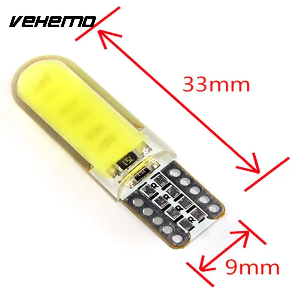Vehemo 10 шт. COB габаритная лампа Авто парковочный купол свет прочный Автомобильный