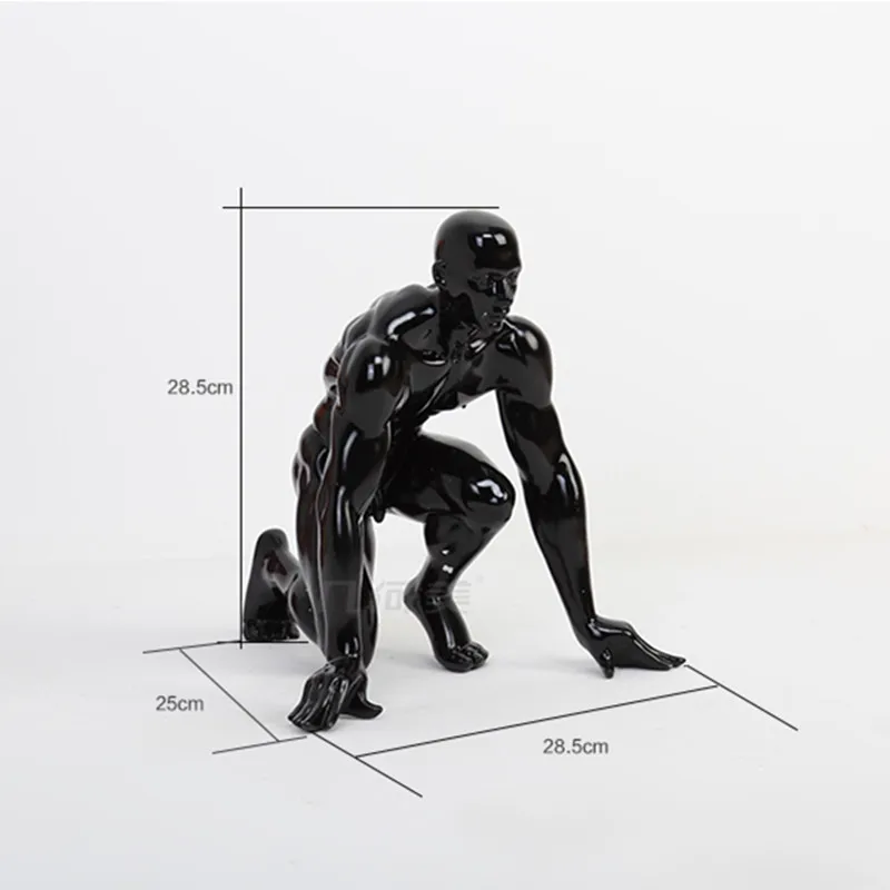 Начальная линия фигурки украшения для дома и офиса стильное украшение гостиной