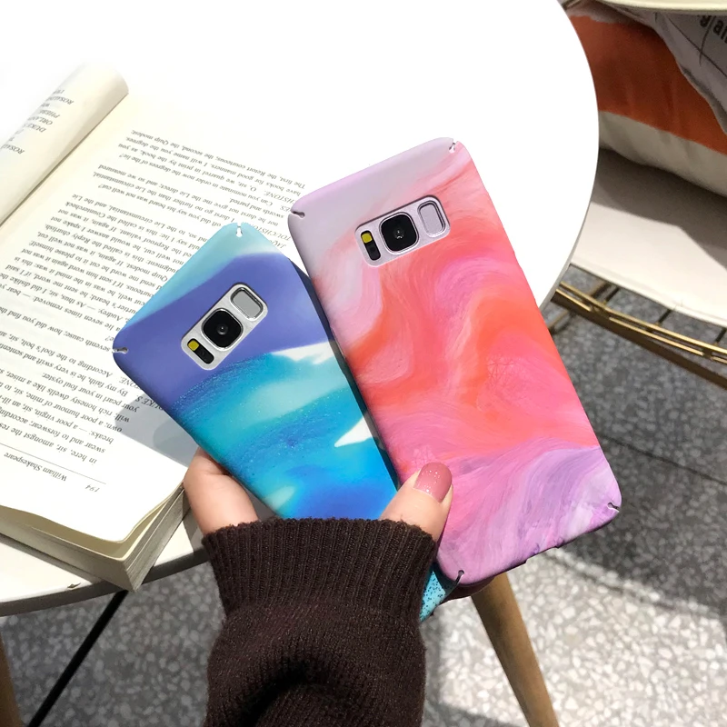 Чехлы YHBBCASES в стиле ретро акварельные для Samsung S10 S8 S9 Plus модный жесткий чехол
