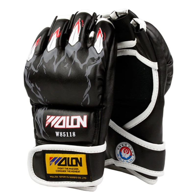 Муай Новый Тайский кик боксерские перчатки половина боев Перчатки тренировочные