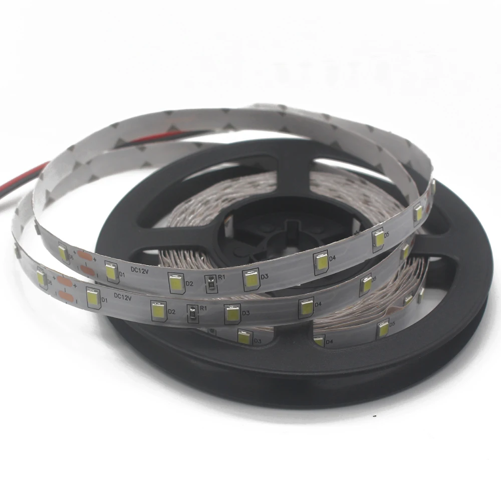 5 м 300 светодио дный s 2835SMD Светодиодные ленты высокого Яркость Nonwaterproof DC 12 В 60 светодио дный s/m диод лента супер яркий, чем 3528 светодио дный полосы света