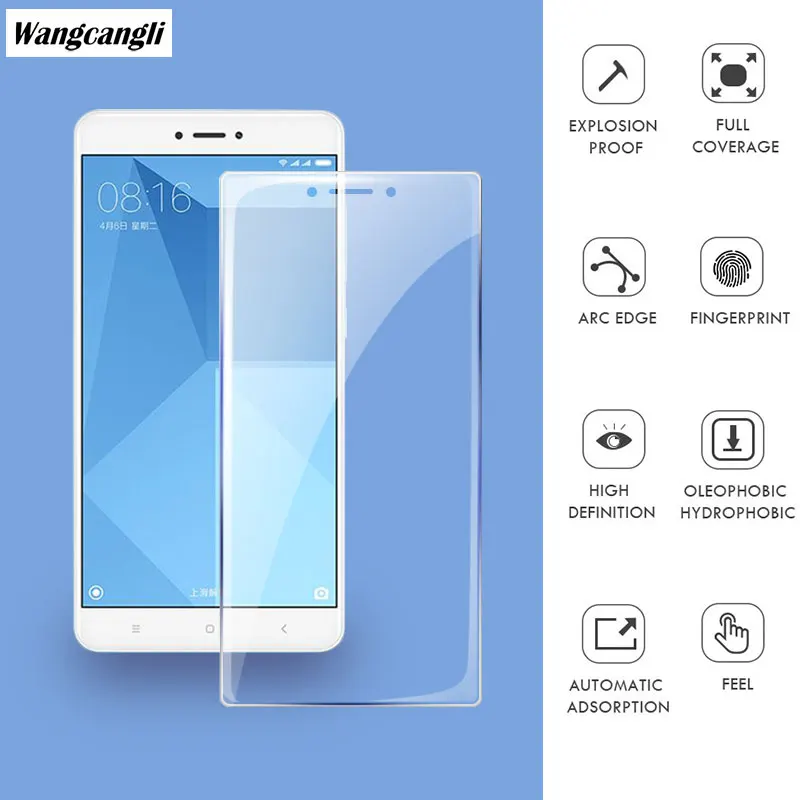 Закаленное стекло для xiaomi redmi 4x защита экрана полное покрытие 9H стеклянная пленка
