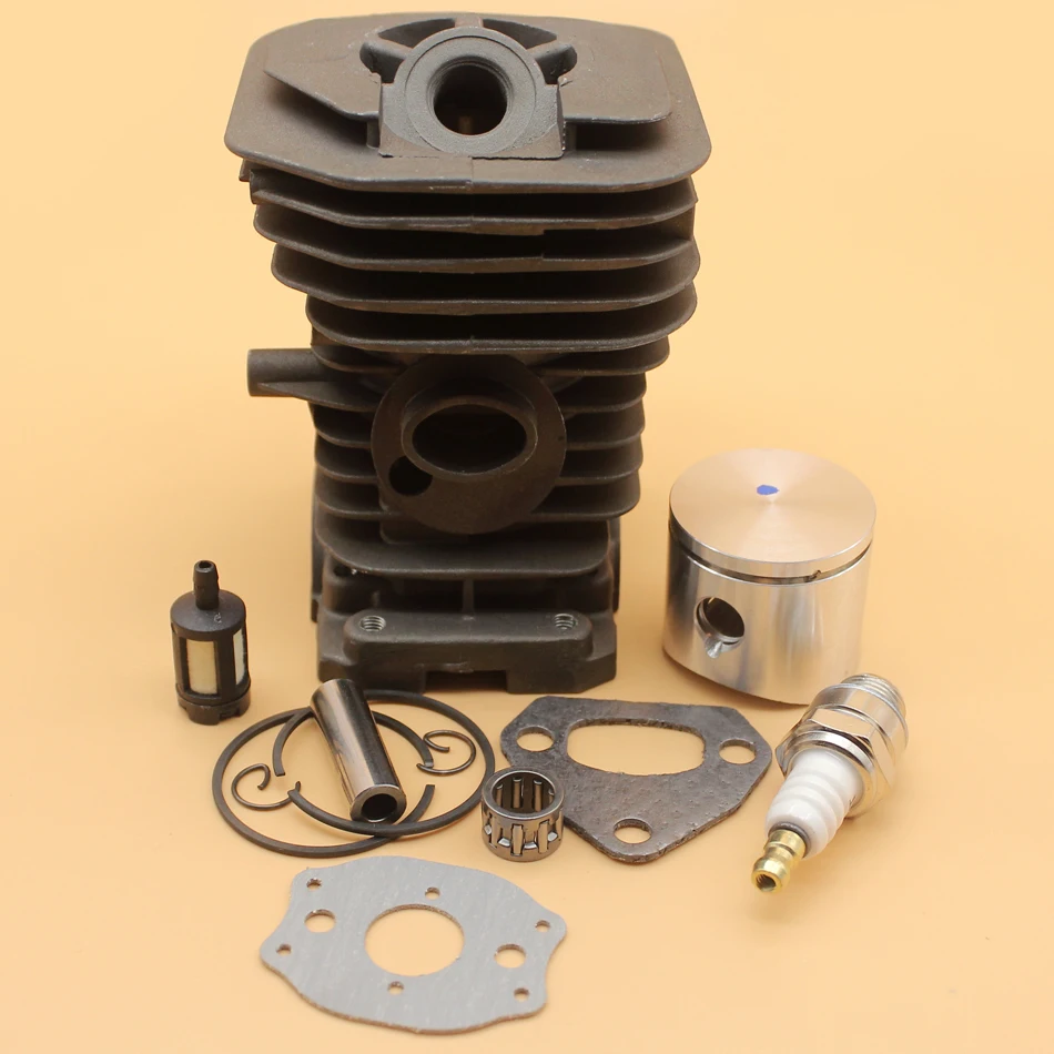 Подшипник с цилиндрическим поршневым кольцом 38 мм Комплект прокладок для HUSQVARNA 142