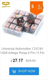 Универсальное автомобильное фиолетовое реле 12 V/24 V 40A автомобильное реле 4 pin/5 Pin противотуманная фара/масляный Насос реле кондиционера для VW Santana 3000