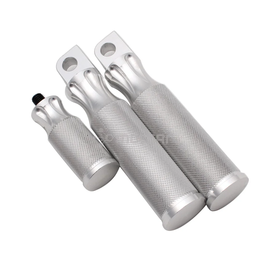 

Universal All Motorcycle Retro Custom Ati-Slip Aluminum 10mm Footpeg Footrest+Shifter Peg For Harley Fat Boy Honda Yamaha Suzuki