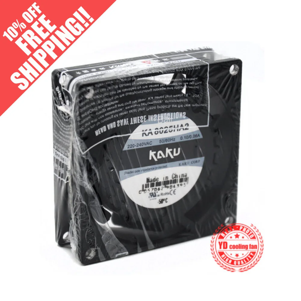 Новый охлаждающий вентилятор для KAKU KA8025HA2 8025 220 В 8 см|cooling fan|fan coolingfan |