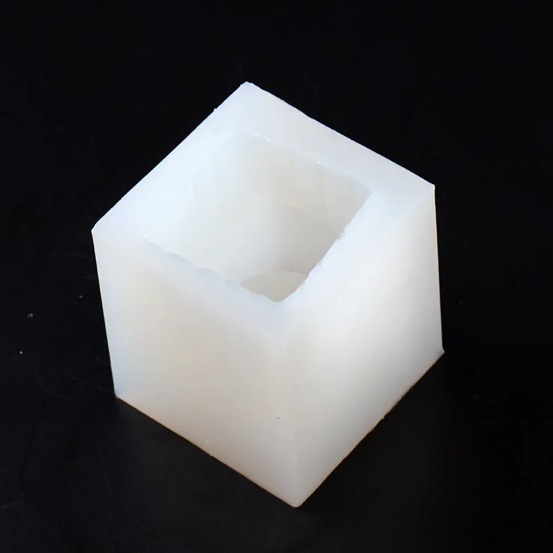 

Square Concrete Candlestick Mold Handmade Ornaments Cement Candle Holder Mould