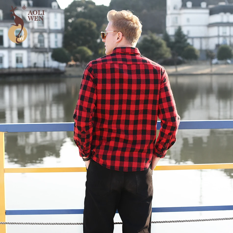 2020 New Fashion Design Men's Casual Shirt Black And Red Plaid Printing Loose Comfortable For Male Clothes Size M-5Xl