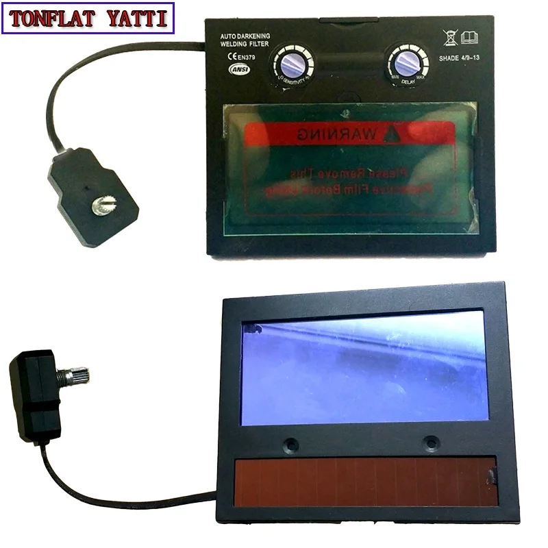 

Сварочная маска с автоматическим затемнением на солнечной батарее, шлем для сварки, крышка для сварщика, сварочные линзы, маска для глаз, фи...