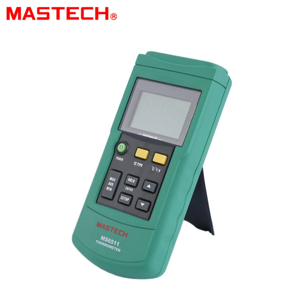 MASTECH MS6511 цифровой термометр одноканальный K J T E термопары Тип измеритель