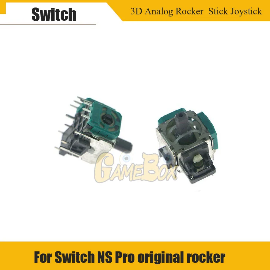Original 3D Rocker Analog Joystick Replacement For Nintend Switch NS Pro Controller Joypad for | Электроника