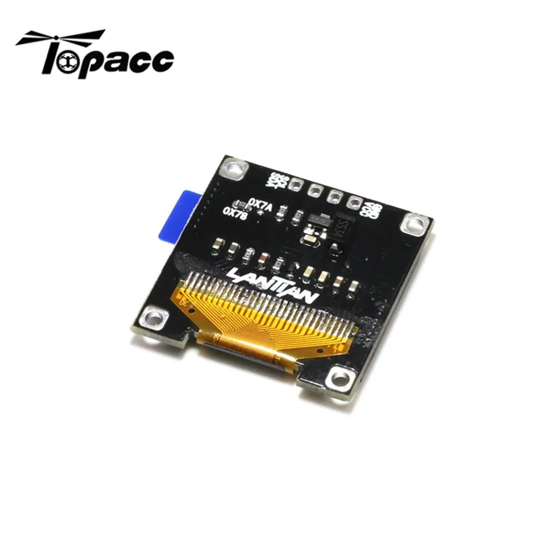 0 96 дюймов 128*64 OLED модуль 4 Pin IC I2C IIC связь для моделей RC аксессуары Accs|Детали и