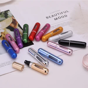 New 5ml Portable Mini Refillable Perfume Bottle With Spray Scent Pump Empty Cosmetic Containers Spray Atomizer Bottle Travel
