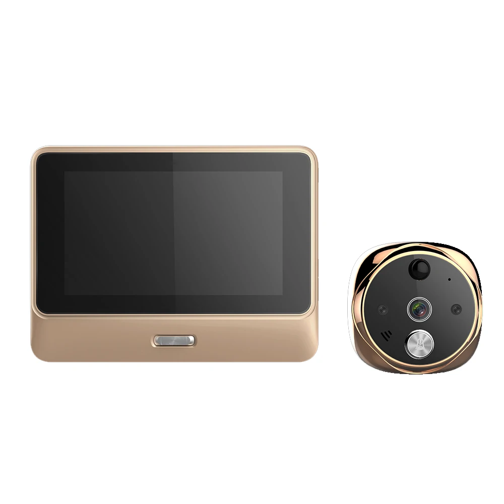 

Wifi Smart Digital 5,0 "дверной звонок с ЖК-дисплеем глазок с ИК-камерой с микрофоном и длительным временем ожидания