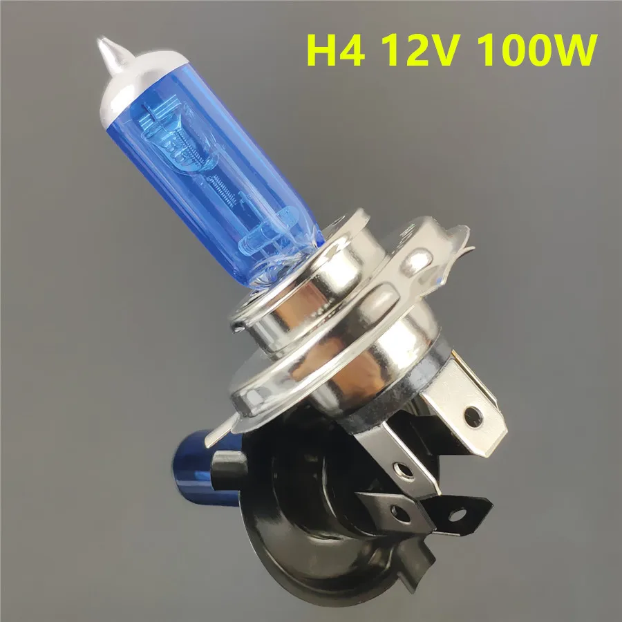 Галогеновые лампы для автомобильных фар 2 шт. H7 100 Вт H1 H3 H4 H11 9005 HB3 9006 HB4 суперяркие