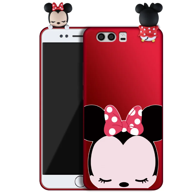 ALIVO для Huawei P10 чехол с ремешком мультяшный 3D милый протектор полным покрытием