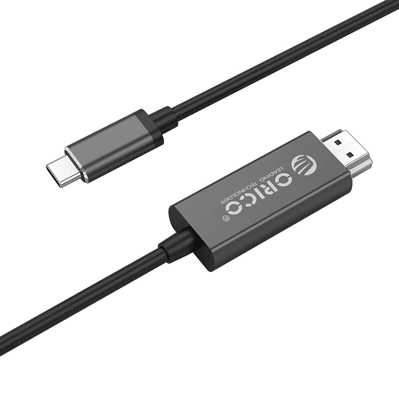 ORICO 4K 3D type-C к HDMI HD кабель-адаптер USB C к HDMI экранный преобразователь кабель для мобильного телефона ноутбука huawei Mate10 samsung