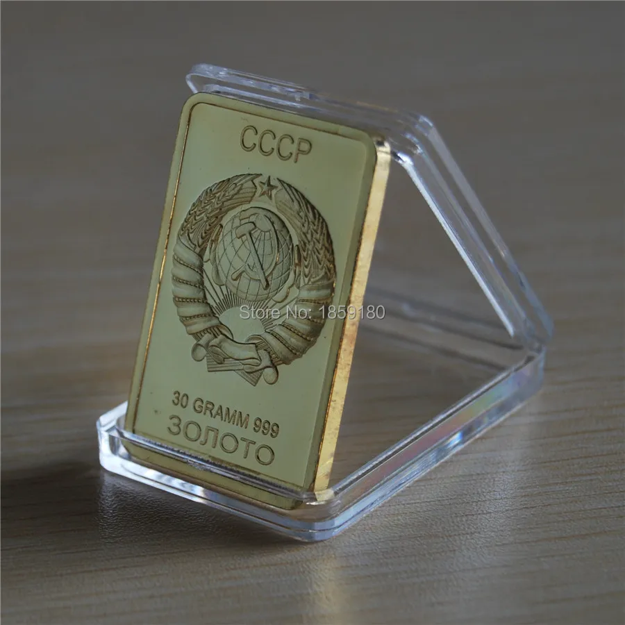 24k CCCP советская Российская Федерация СССР позолоченный бар Кремль Сталин