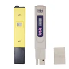 Цифровой тестер диапазона PH 10 шт. + 10 шт. TDS метров Карманный аквариум бассейн Вода Вино моча ЖК Калибровка с помощью удержания температуры BOTTON