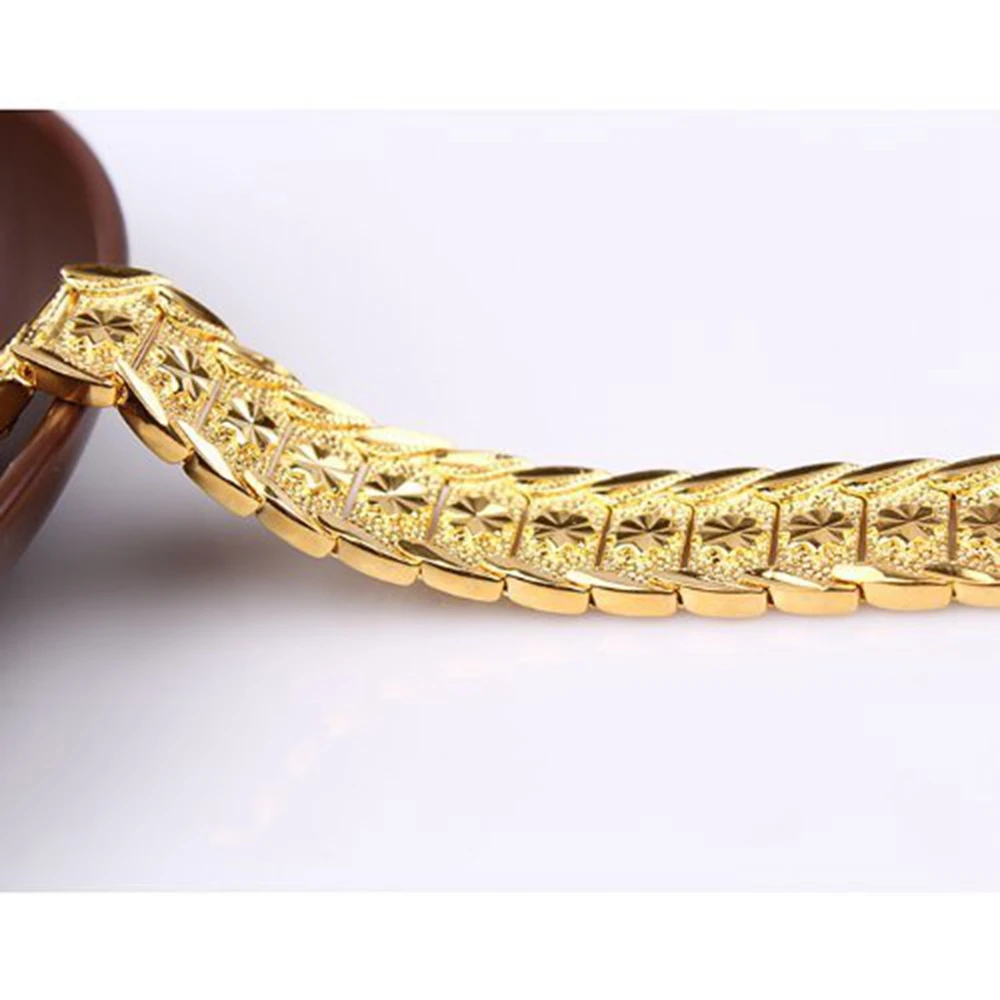 Wrist Chain Gold Filled Noble Men's Women's Bracelets New Design | Украшения и аксессуары