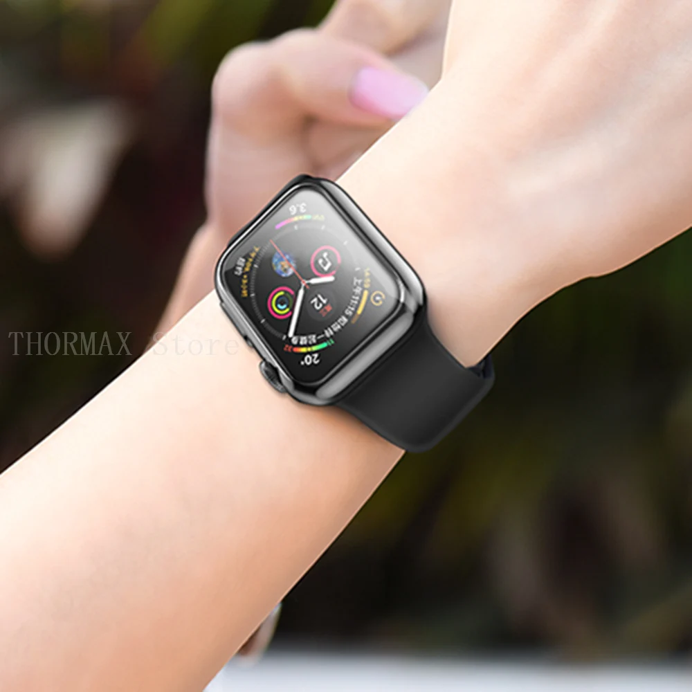 Чехол для часов Apple Watch series 4 3 2 1 чехол 40 мм 44 зеркальная прозрачная защита iWatch 42 38 |