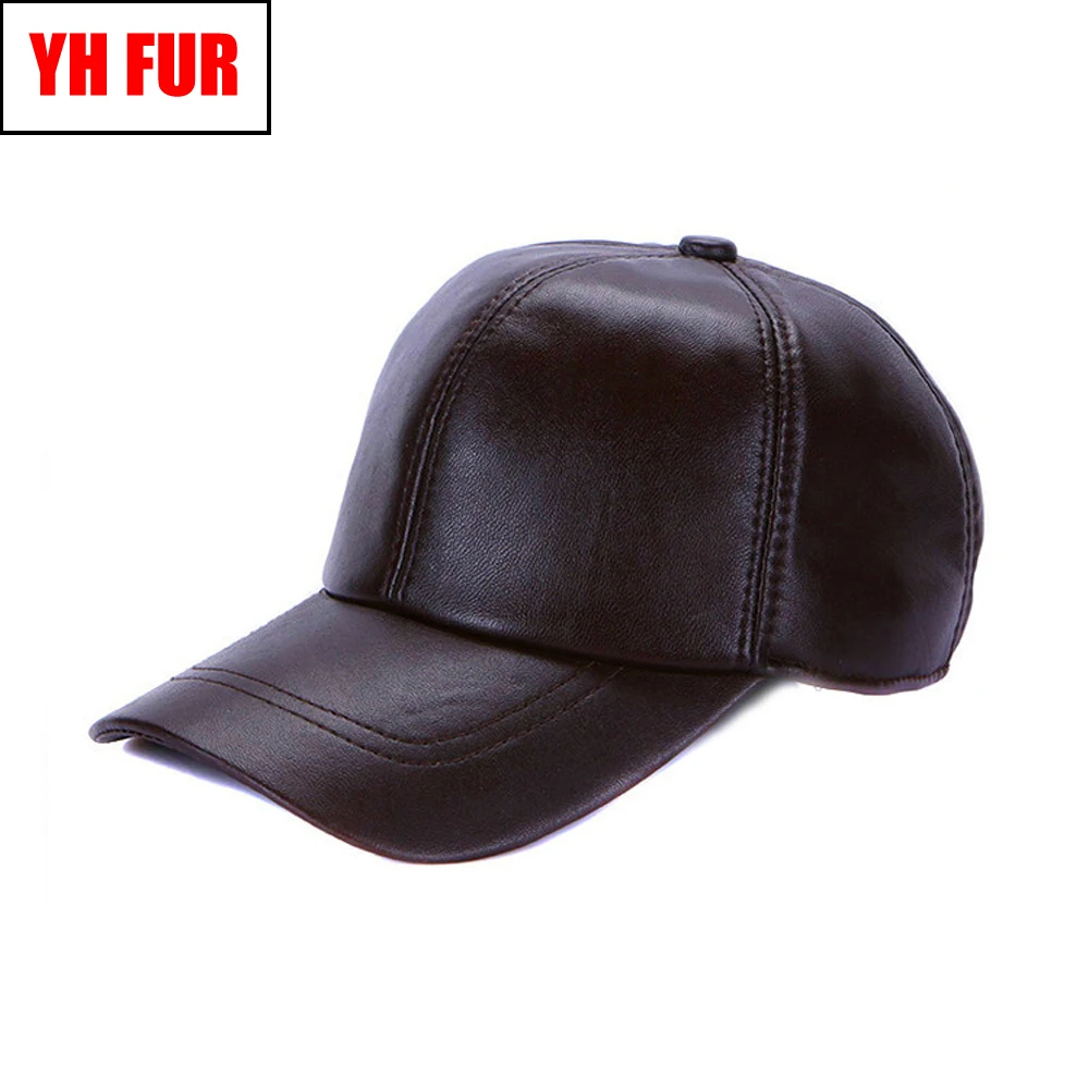 Новые мужские туфли из натуральной кожи бейсбольная Кепка овечьей бейсбольную