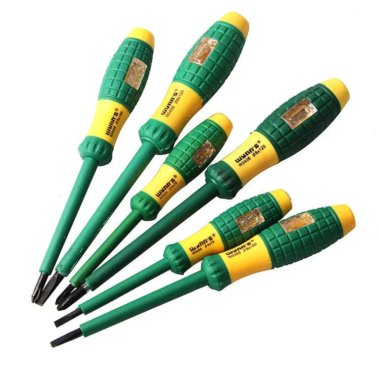 6 шт. многофункциональный тестовый карандаш для отвертки|screwdriver slotted|tools screwdriverslotted