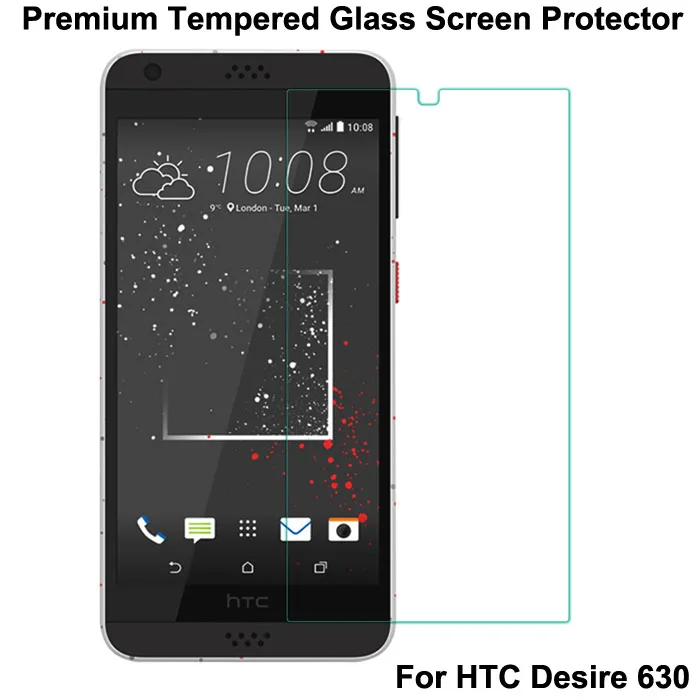 Для htc Desire 630 Супер тонкий Премиум протектор экрана из закаленного стекла