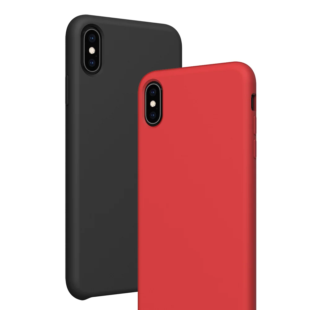 WOW Чехол жидкий силиконовый чехол для телефона для iPhone Xr iPhone Xs Max гелевая Резиновая Защитная задняя крышка для iPhone X 10 Coque