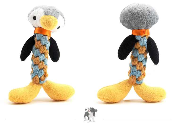 Смешные, в форме животных Pet Puppy Dog игрушки мягкие плюшевые звук скрипучая жевательная игрушка подарки плюшевые нетоксичные 20x9cm прекрасные домашние животные игрушки
