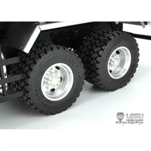 Модель Гидравлического самосвала 1/14 LESU HN 700 DIY Tmy 6x6 модель грузовика мотор ESC радио