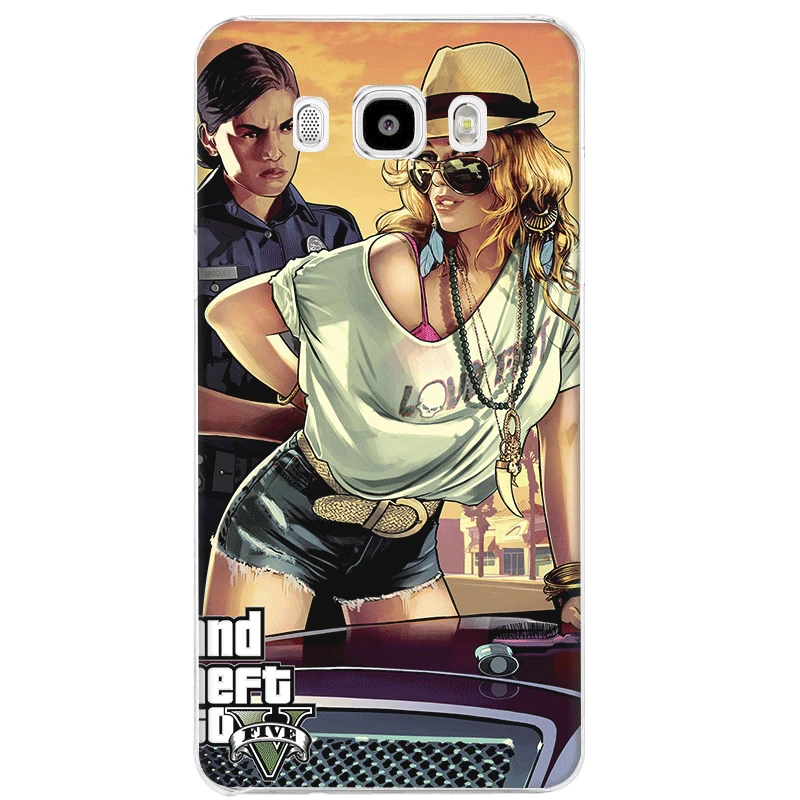 Gerleek Чехол для мобильного телефона Samsung Galaxy J1 J2 J3 J5 J7 жесткий чехол Rockstar Gta 5 Grand Theft |