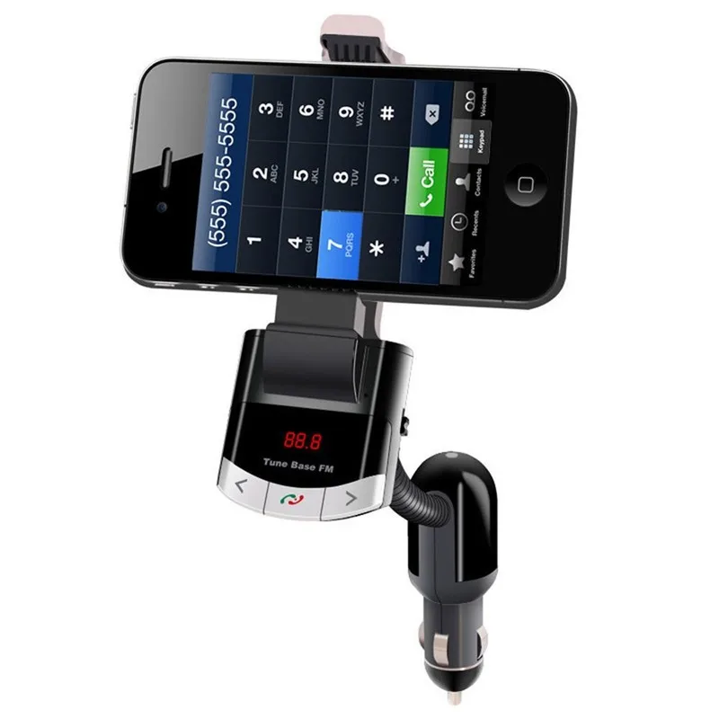 Универсальный Автомобильный Bluetooth Handsfree FM передатчик автомобильный комплект MP3