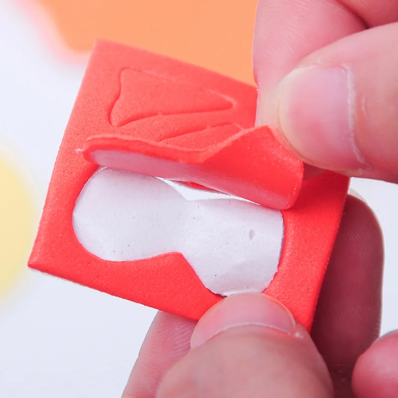 DIY EVA колокольчики упаковка детский сад дети ручная работа головоломка искусство