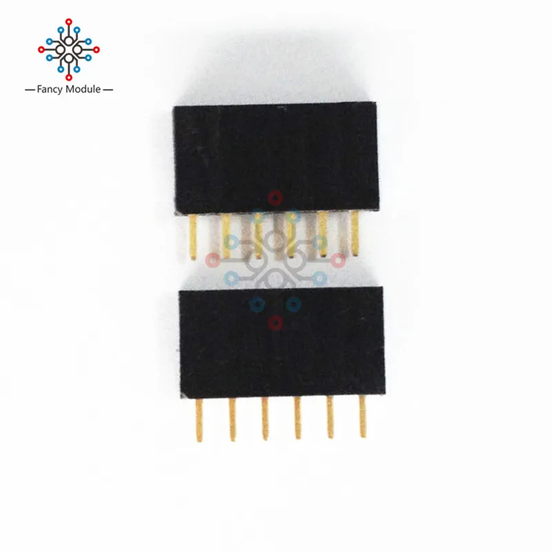 Новый Однорядный коннектор 50 шт. 1x6 1x5 1x4 1x3 1x2 pins 2 54 мм|connector 2.54mm|connector femaleconnector |