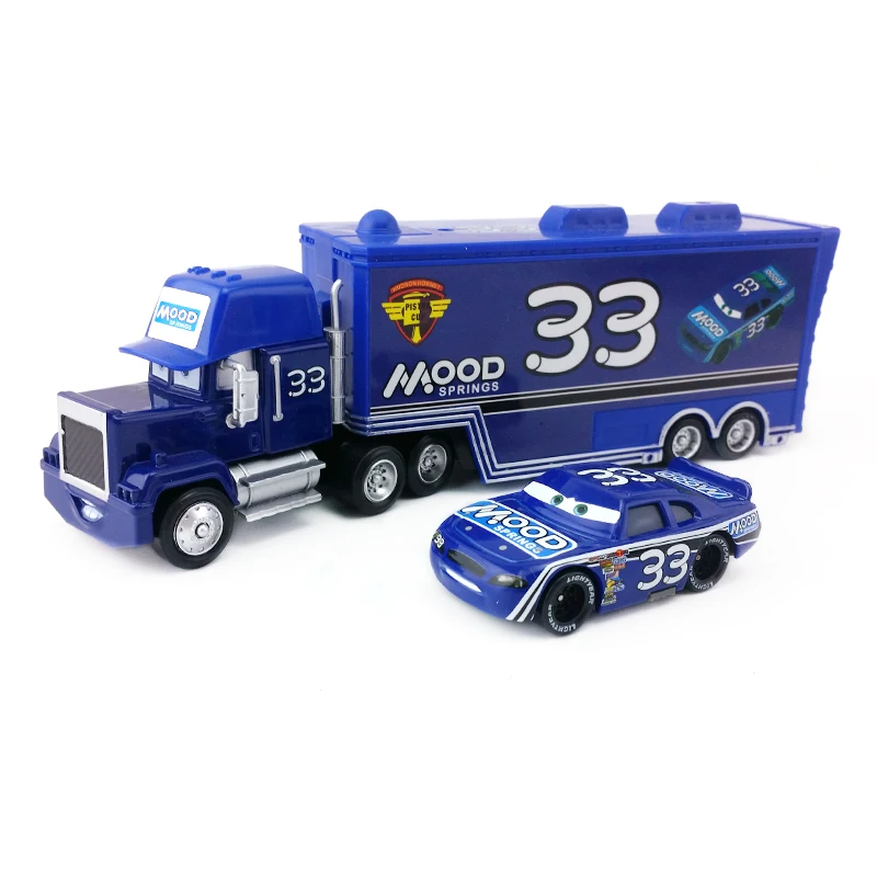Disney Pixar Cars Mack Uncle & No.33 Mood пружины литые под давлением игрушечные машинки свободные