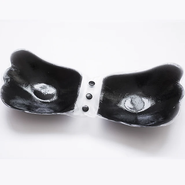 100 PCS Strapless Seamless Push Up Silicone Self Adhesive Reusable Padded Invisible bra