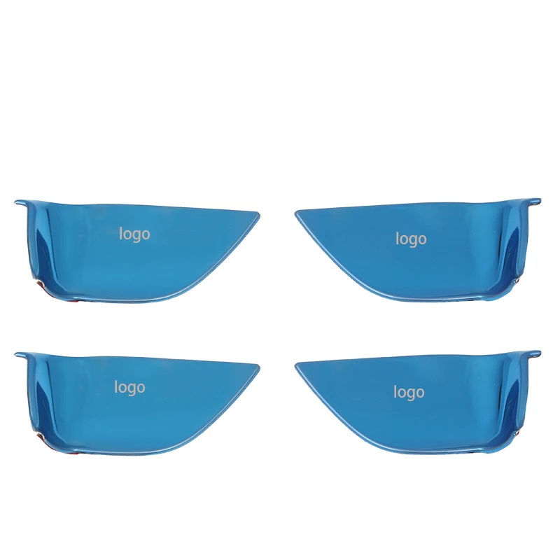 blue 4pcs Внутренняя ручка двери наклейки на запястье блестки изменение наклейки для дверного кармана для Lexus NX200 NX300 200 T 300 H - Цвет: blue 4pcs