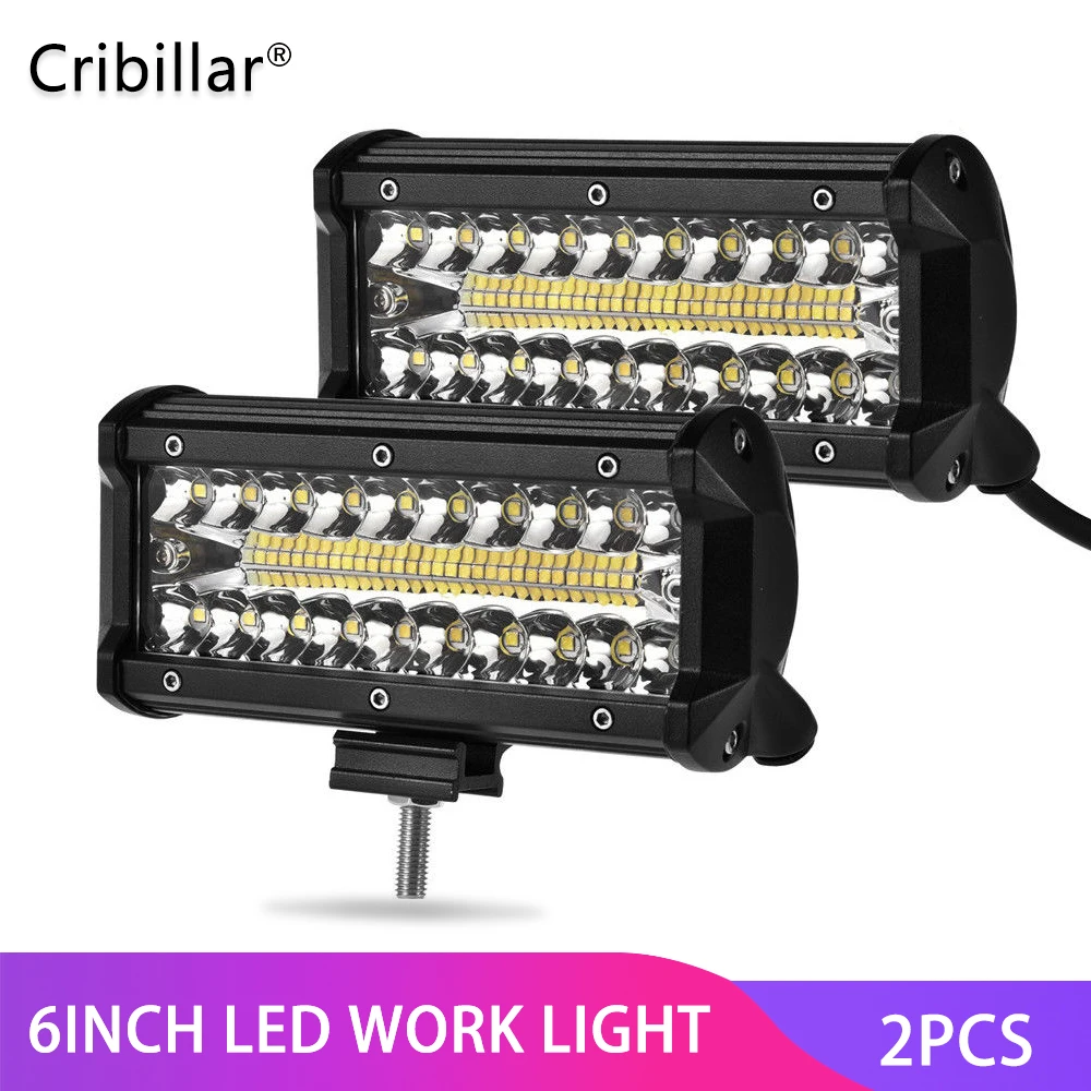 Светодиодная панель рабочего освещения для внедорожников 7 дюймов 120 Вт 2
