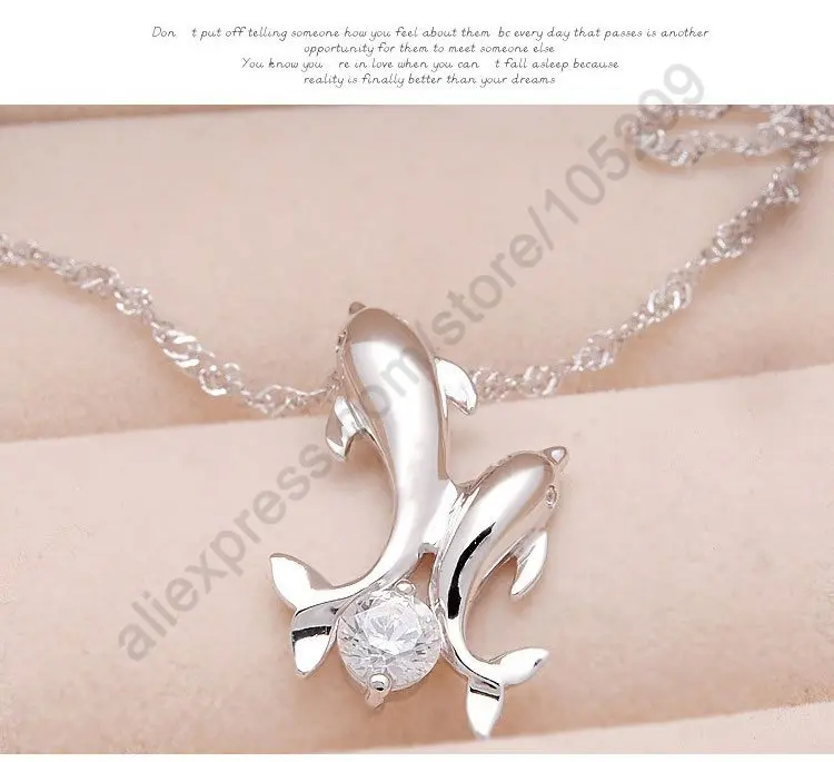 Подлинное изящное ювелирное изделие из стерлингового серебра 925 пробы с двойной