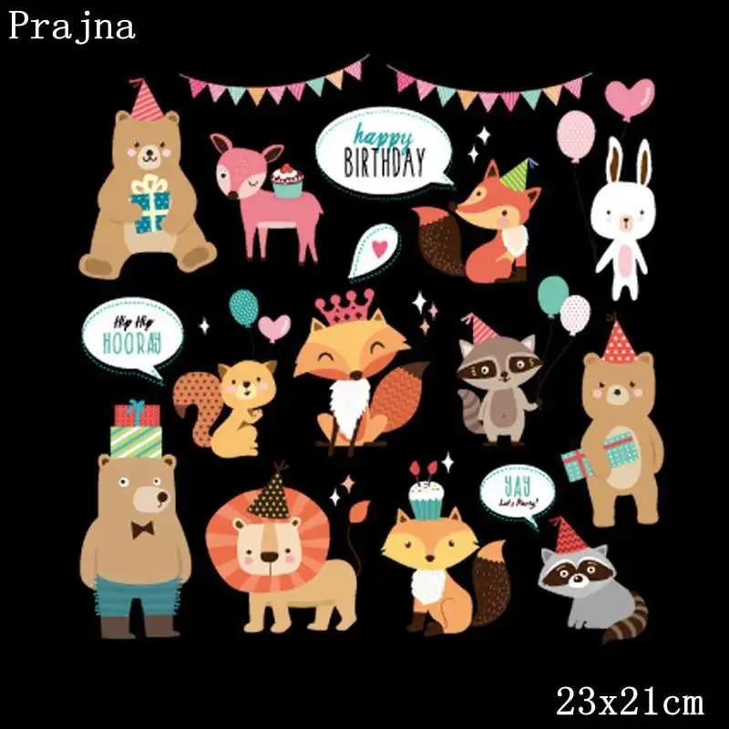 Термотрансферная виниловая аппликация Prajna для одежды с рисунком из мультфильма
