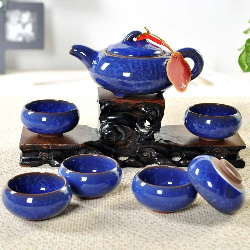 Фарфоровый чайный набор Gaiwan кунг фу тенмоку чайная чашка китайские традиции